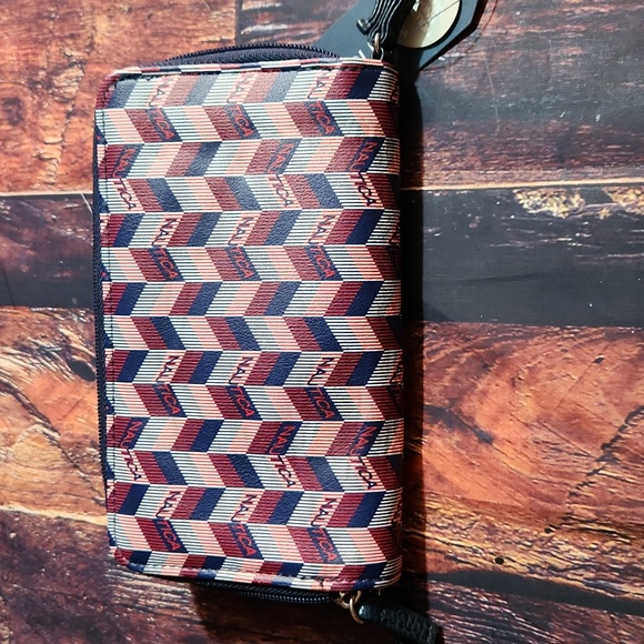 Nautical Multi Color Patterned Wallet - Picture 4 of 5